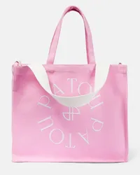 Patou Tote Large aus Canvas Pink