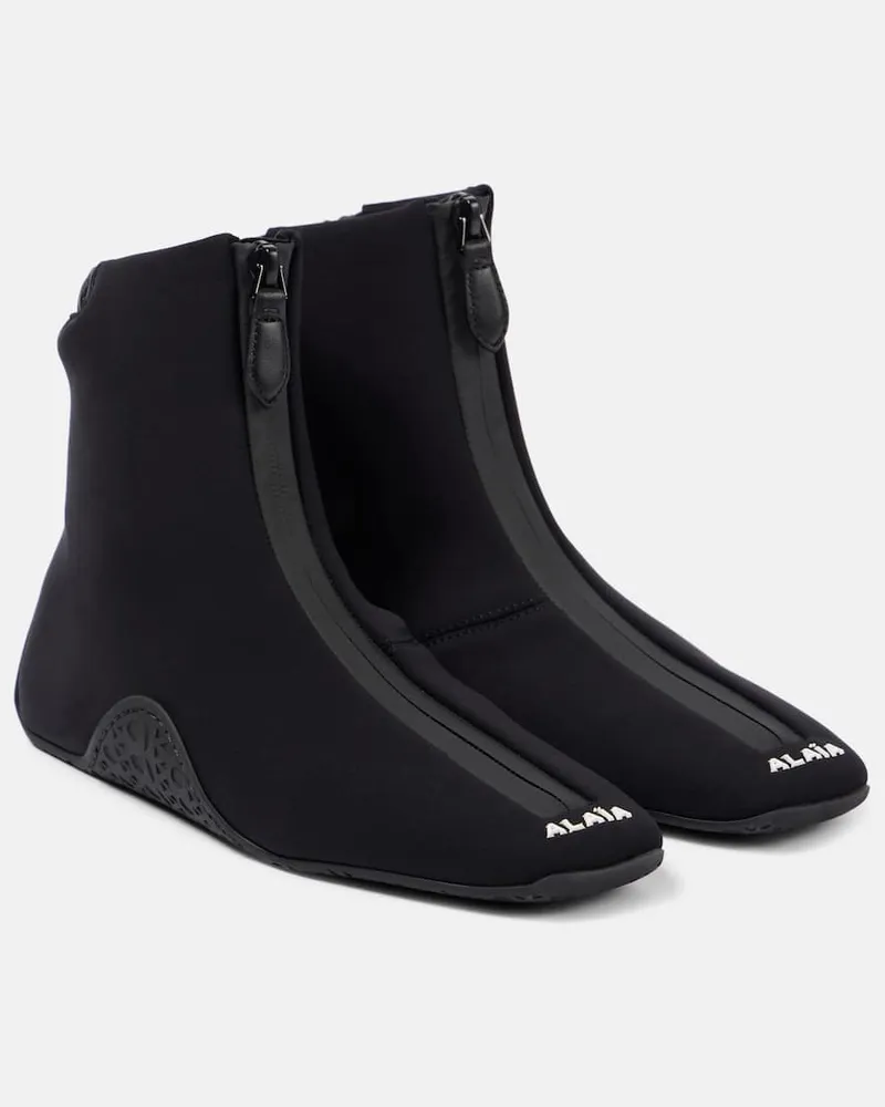 Alaïa Alaïa Sneakers aus Neopren Schwarz