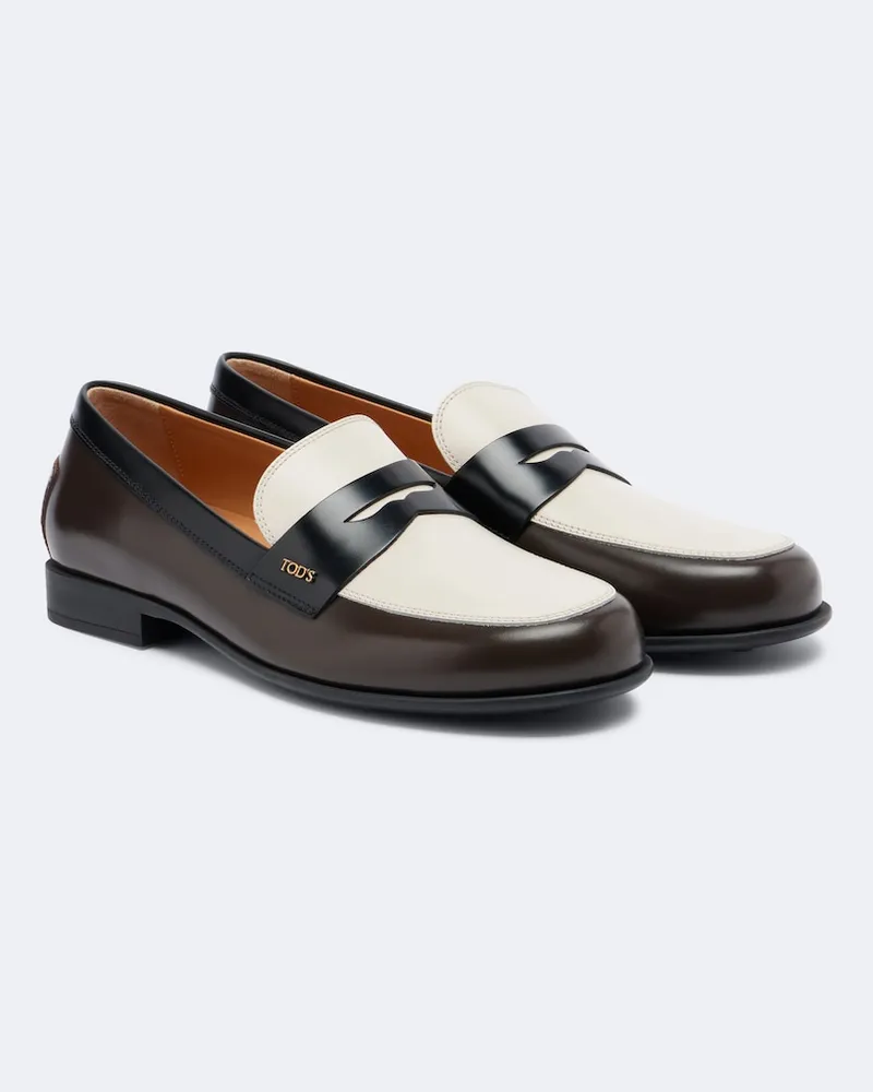 TOD'S Loafers aus Leder Braun