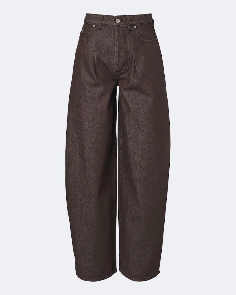Jacquemus Jeans Ovalo Braun