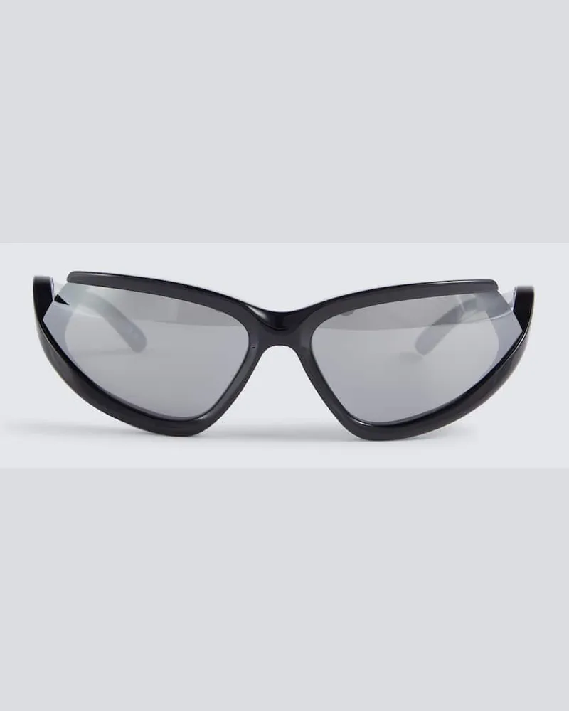Balenciaga Sonnenbrille Side Xpander Schwarz