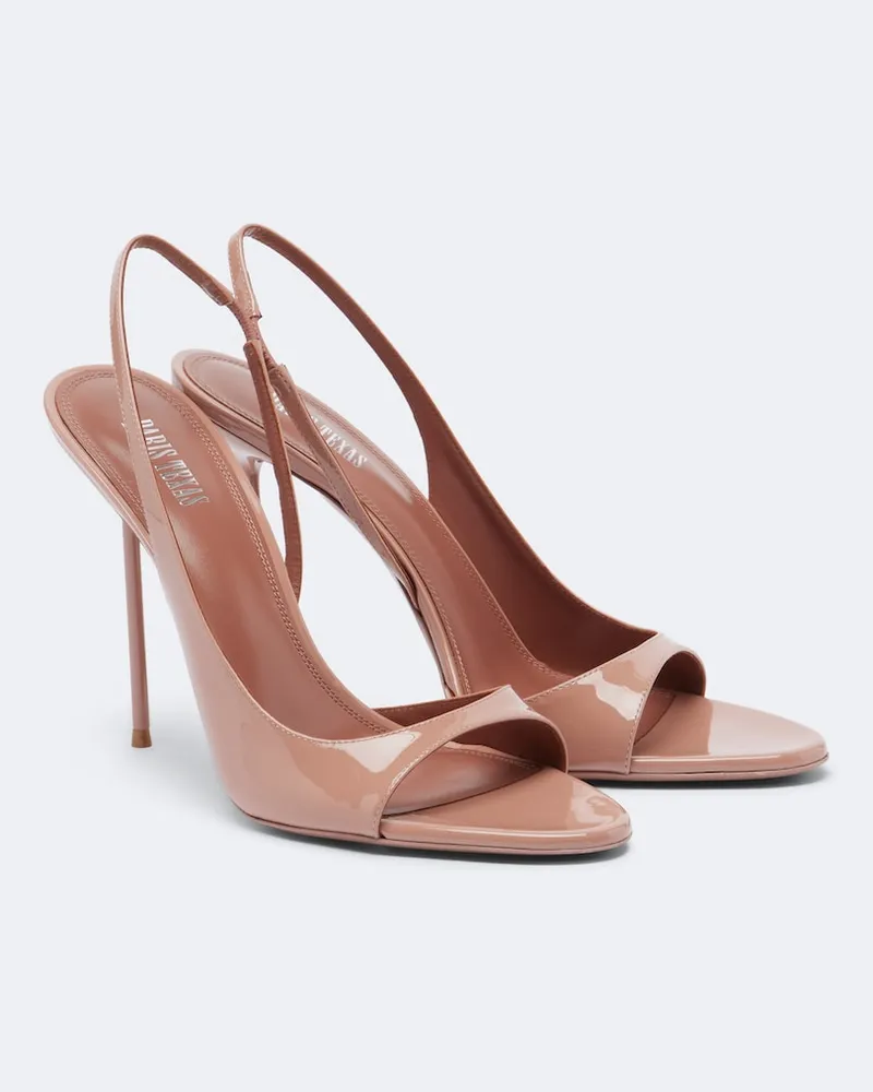 Paris Texas Slingback-Sandalen Lidia aus Leder Rosa