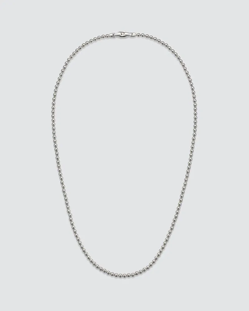 David Yurman Halskette Spiritual Beads aus Sterlingsilber Silber
