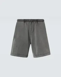 Acne Studios Shorts aus Baumwolle Schwarz