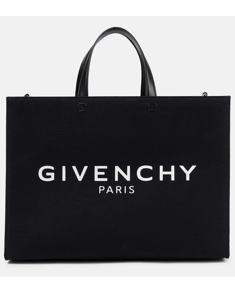 Givenchy Shopper G-Tote Medium aus Canvas Schwarz