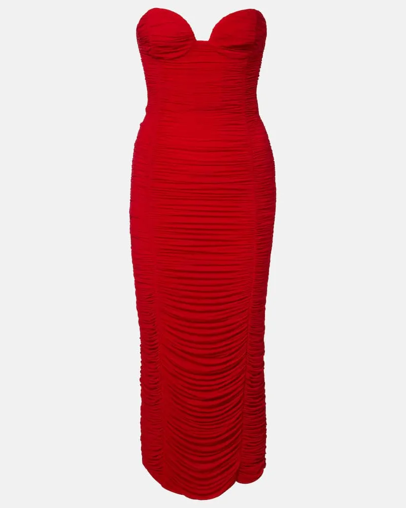 Magda Butrym Bustier-Kleid Sweetheart Rot