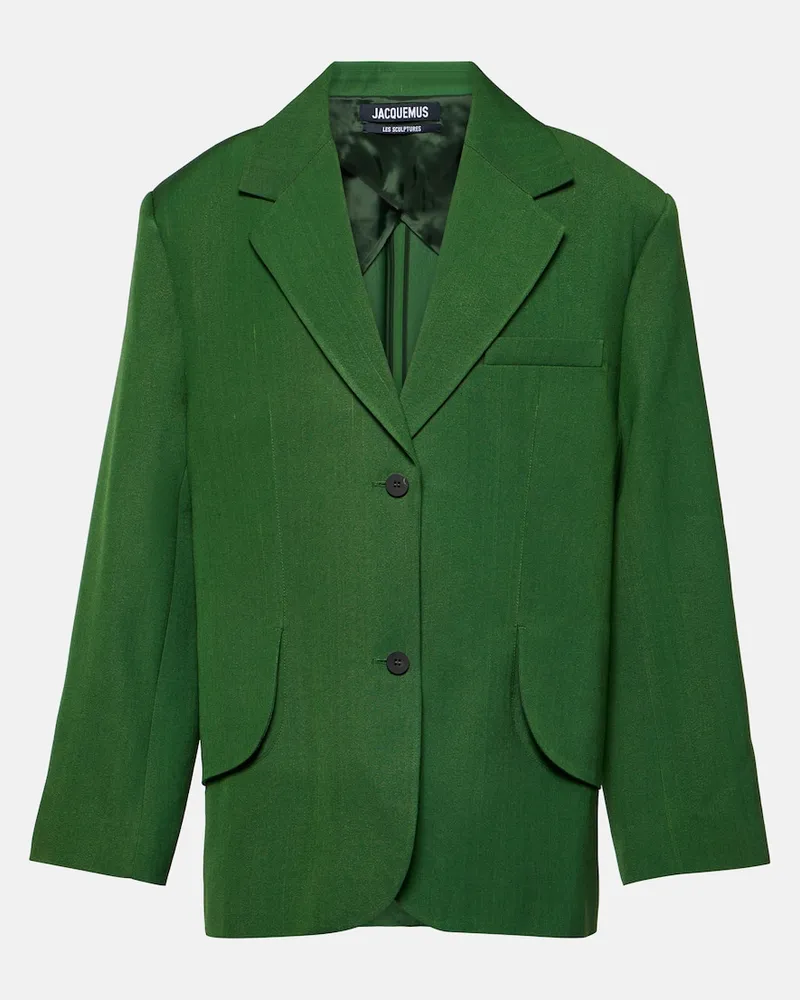 Jacquemus Oversize-Blazer La Veste Titolo Grün