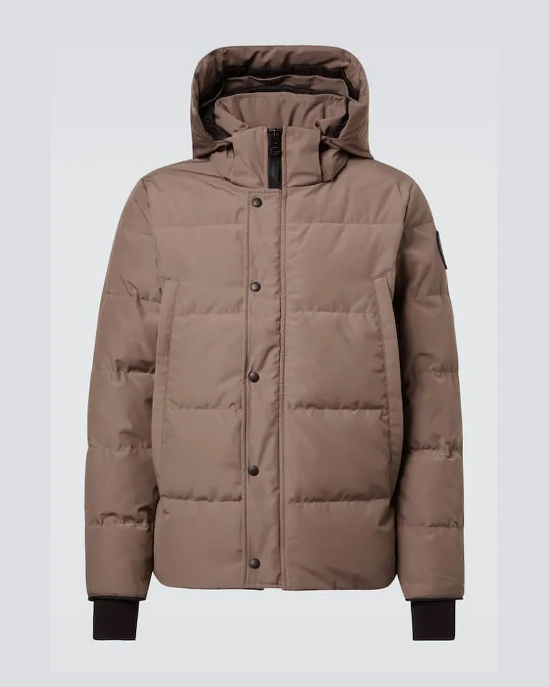 Canada Goose Black Label Daunenjacke Wyndham Grau