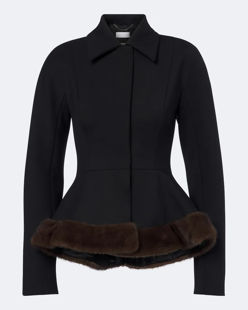 Stella McCartney Jacke Schwarz