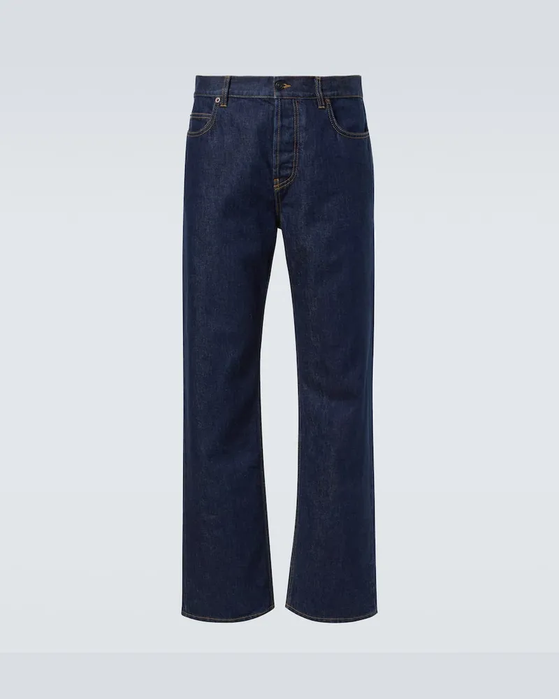 The Row Straight Jeans Rossen Blau