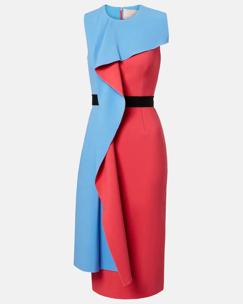 Roksanda Ilincic Cocktailkleid Pembrook aus Crêpe Rot