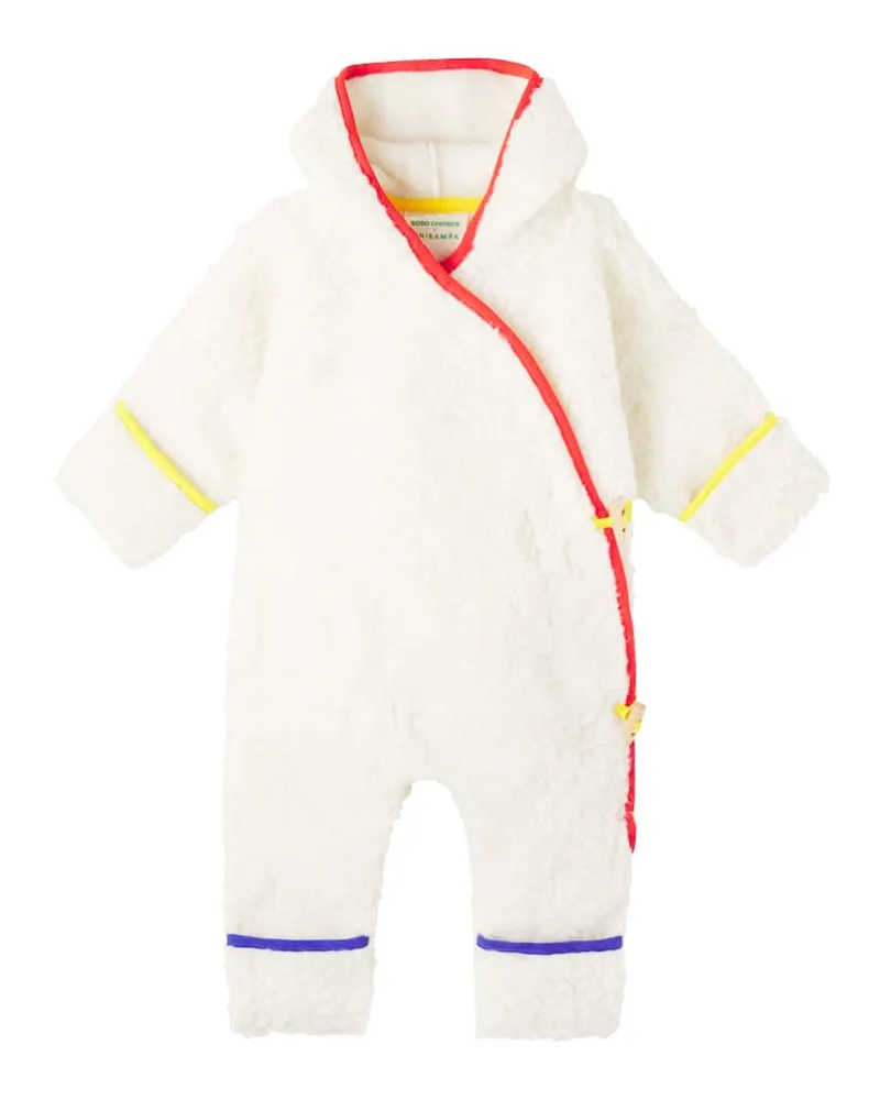 BOBO CHOSES X Binibamba Baby Overall aus Shearling Weiß