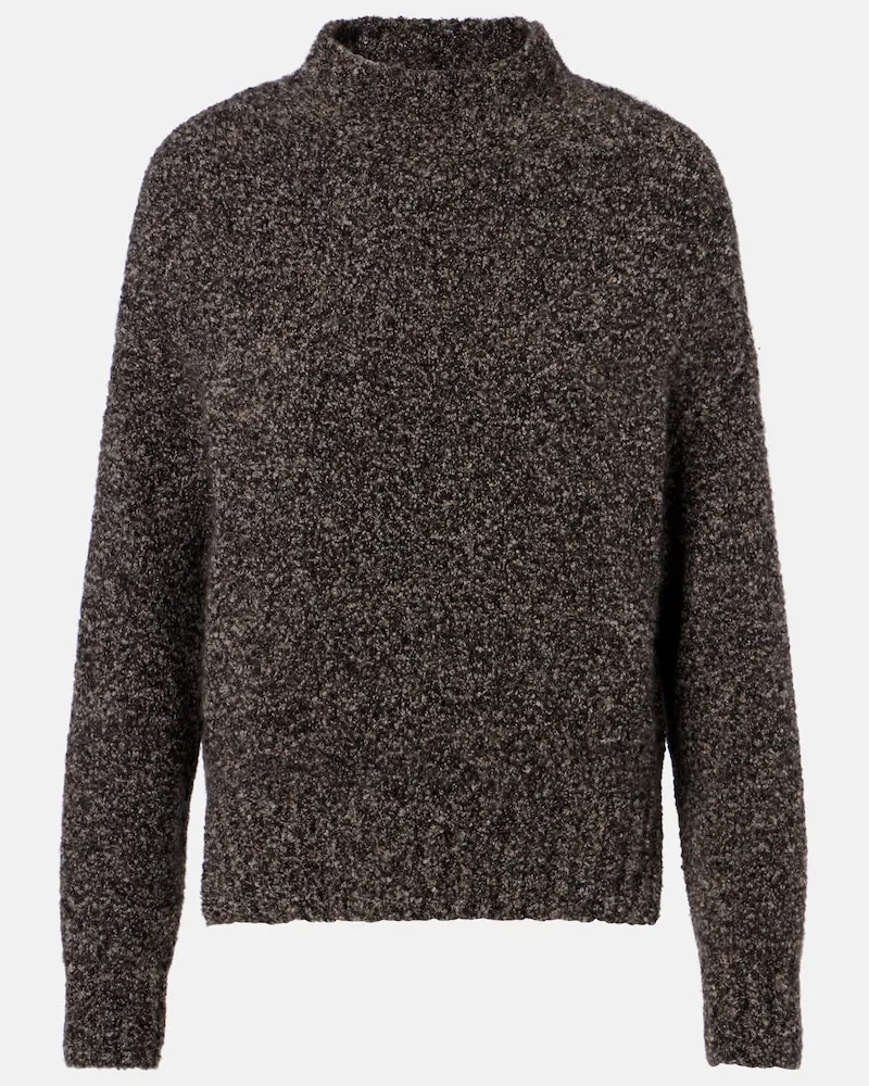 AGNONA Pullover aus Kaschmir, Seide und Wolle Braun