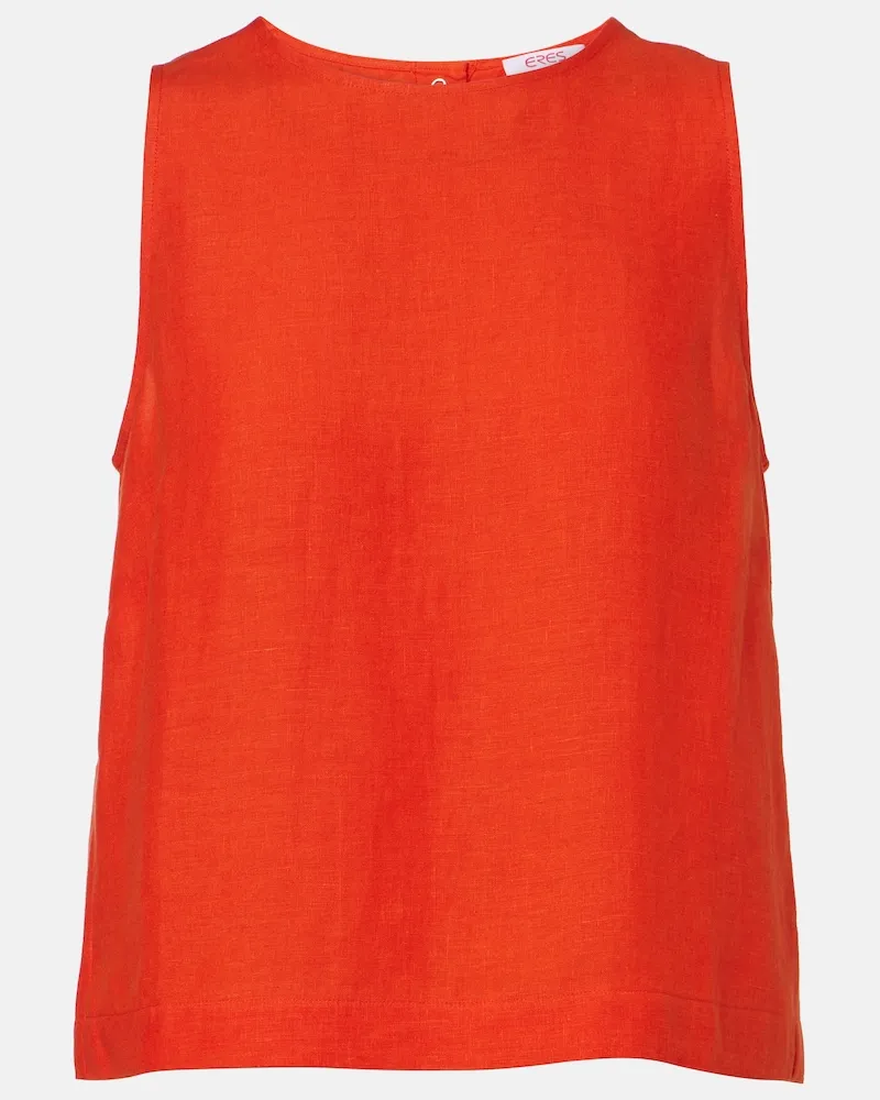 Eres Top Ravie aus Leinen Rot