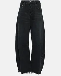 Citizens of humanity Wide-Leg Jeans Horseshoe Schwarz