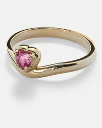 Stone & Strand Ring Sweetheart Bonbon Merge aus 10kt Gelbgold mit Turmalin Gold