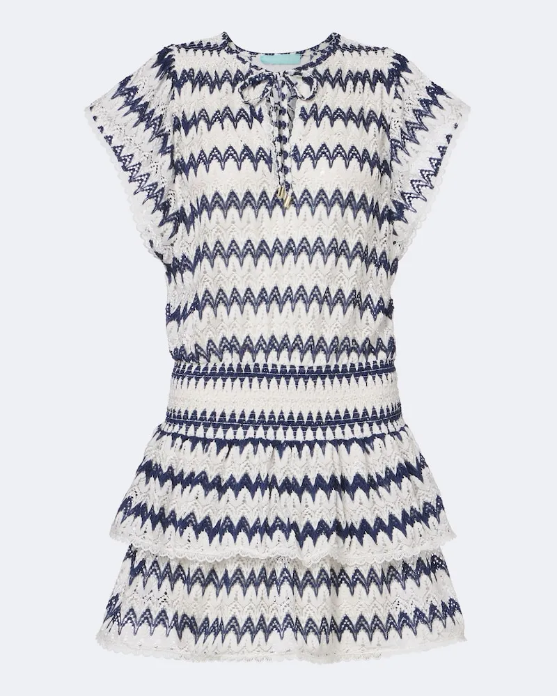 Melissa Odabash Minikleid Remi aus Strick Weiß