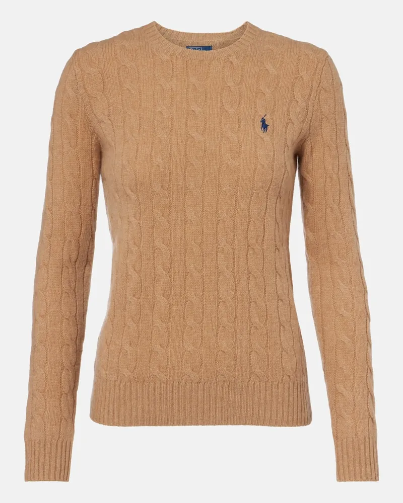 Ralph Lauren Pullover Julianna aus Wolle und Kaschmir Braun