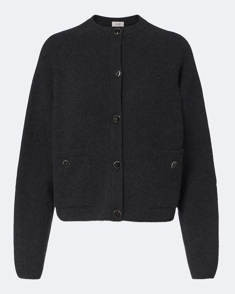 AGNONA Cardigan aus Kaschmir Grau