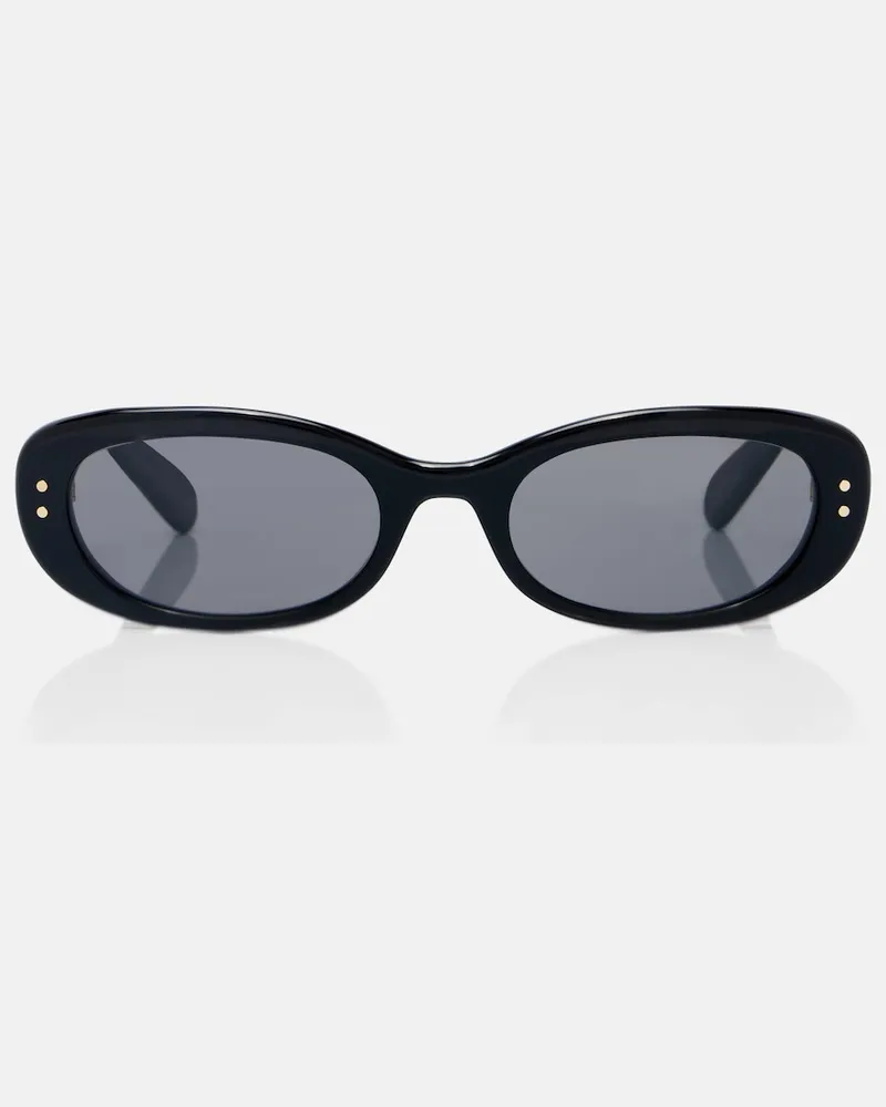 Dior Ovale Sonnenbrille Dior Oblique B1I Schwarz