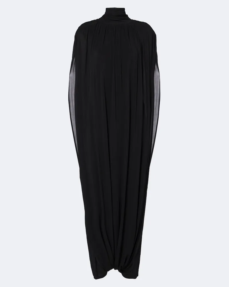 TOVE Maxikleid Eila aus Jersey Schwarz