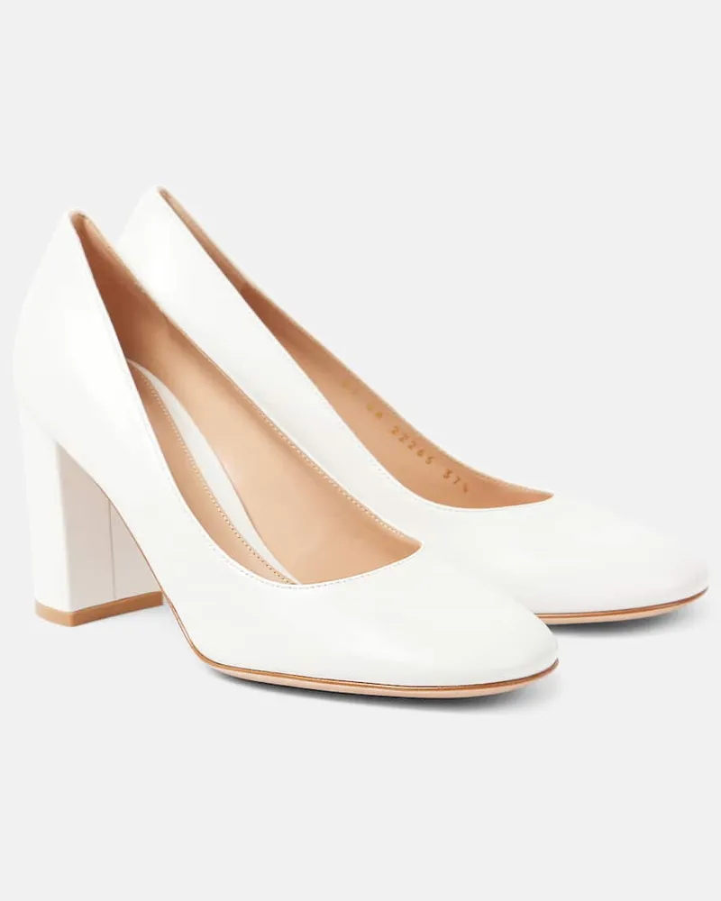 Gianvito Rossi Pumps 85 aus Leder Weiã