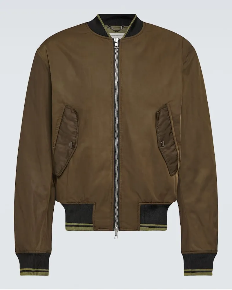 Dries van Noten Bomberjacke Gruen