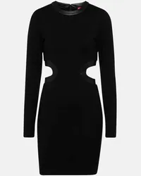 STAUD Minikleid Dolce aus Jersey Schwarz