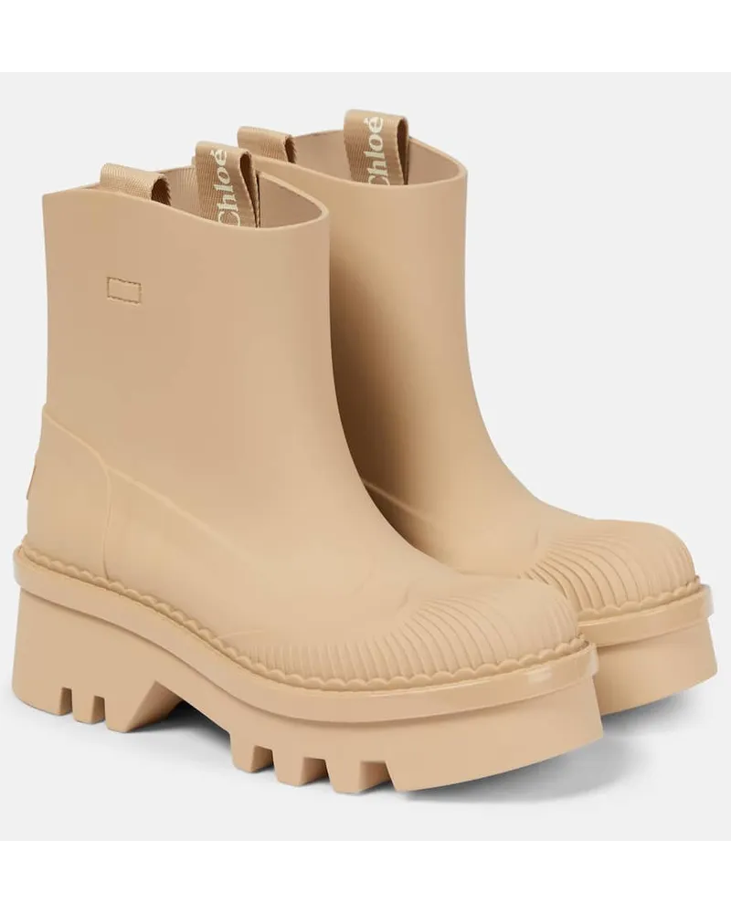 Chloé Chloe Gummistiefel Raina Beige