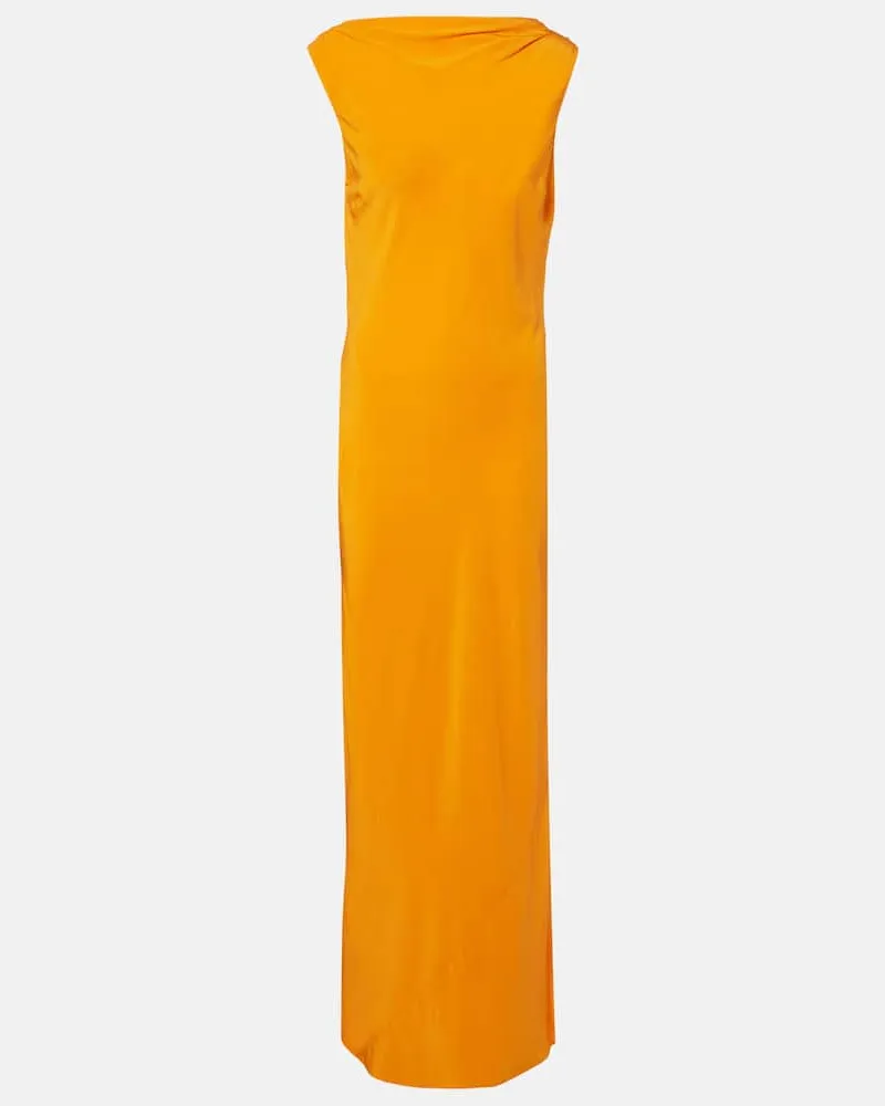 SIR Robe Isla aus Crêpe de Chine aus Seide Orange