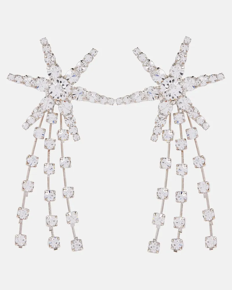 Jennifer Behr Ohrringe Comet mit Swarovski®-Kristallen Silber