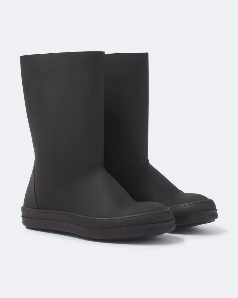 Rick Owens DRKSHDW Regenstiefel Sneakwaders Schwarz