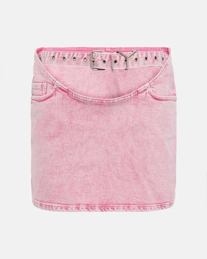 Y/PROJECT Jeansrock Rosa