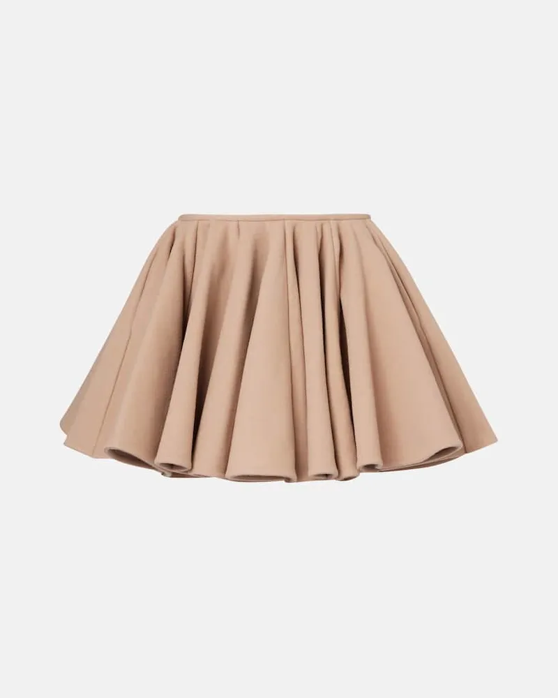 Alaïa Alaïa Minirock aus Wolle und Kaschmir Pink