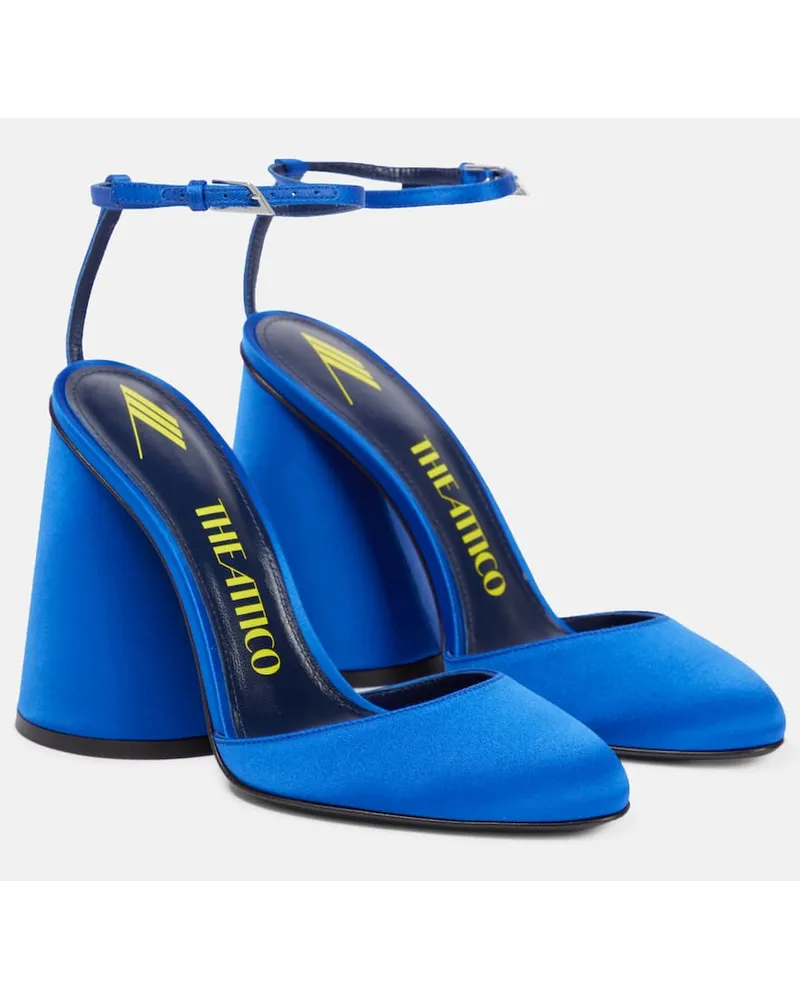 ATTICO Slingback-Pumps Luz aus Satin Blau