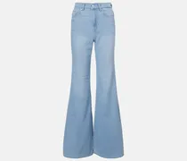 Mid-Rise Flared Jeans Retro Flare