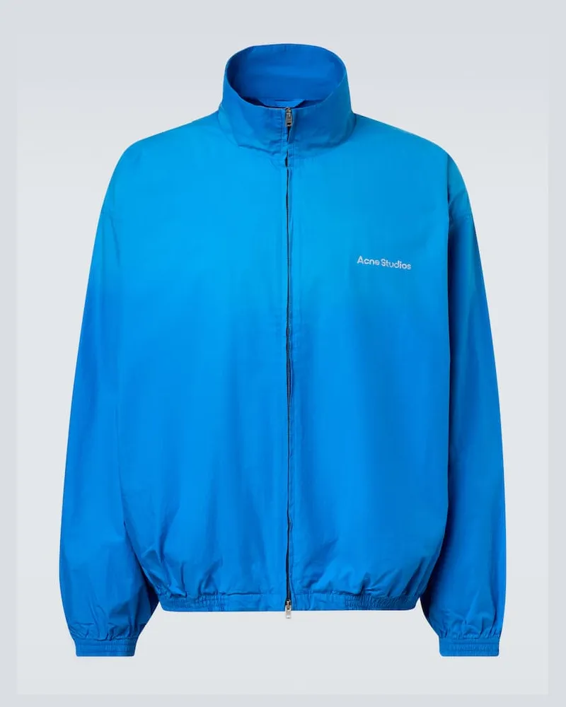 Acne Studios Jacke aus Baumwollpopeline Blau