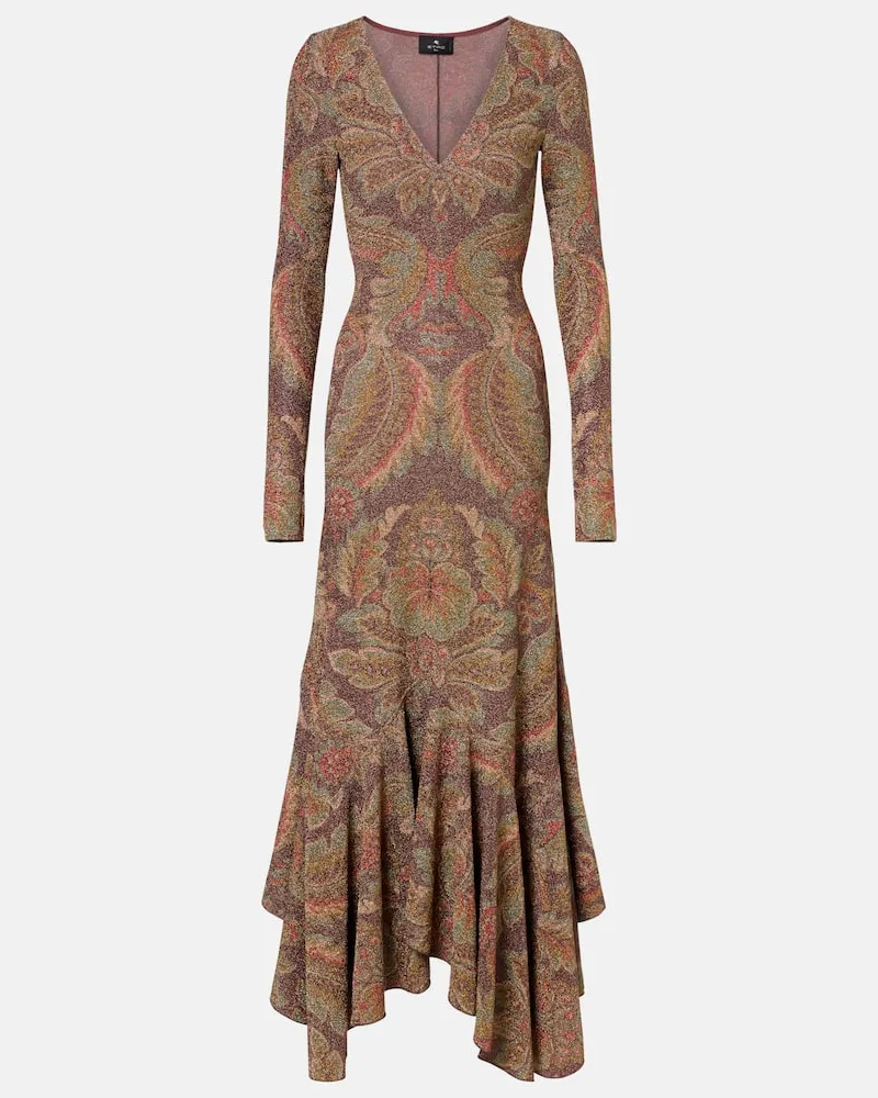 Etro Robe aus Jersey Braun