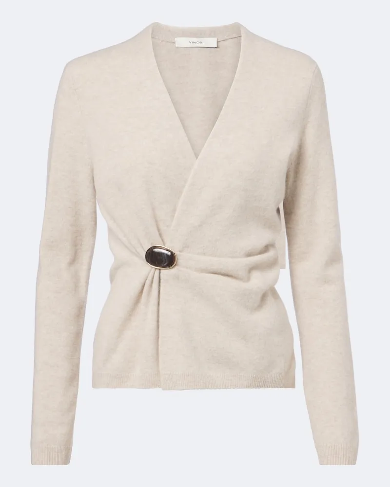 Vince Pullover aus Wolle und Kaschmir Beige
