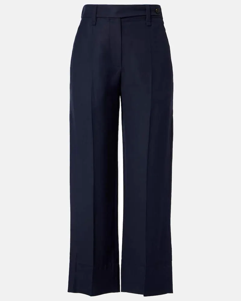 Brunello Cucinelli Weite Hose Blau