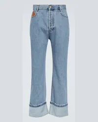 Loewe Straight Jeans Fisherman Blau