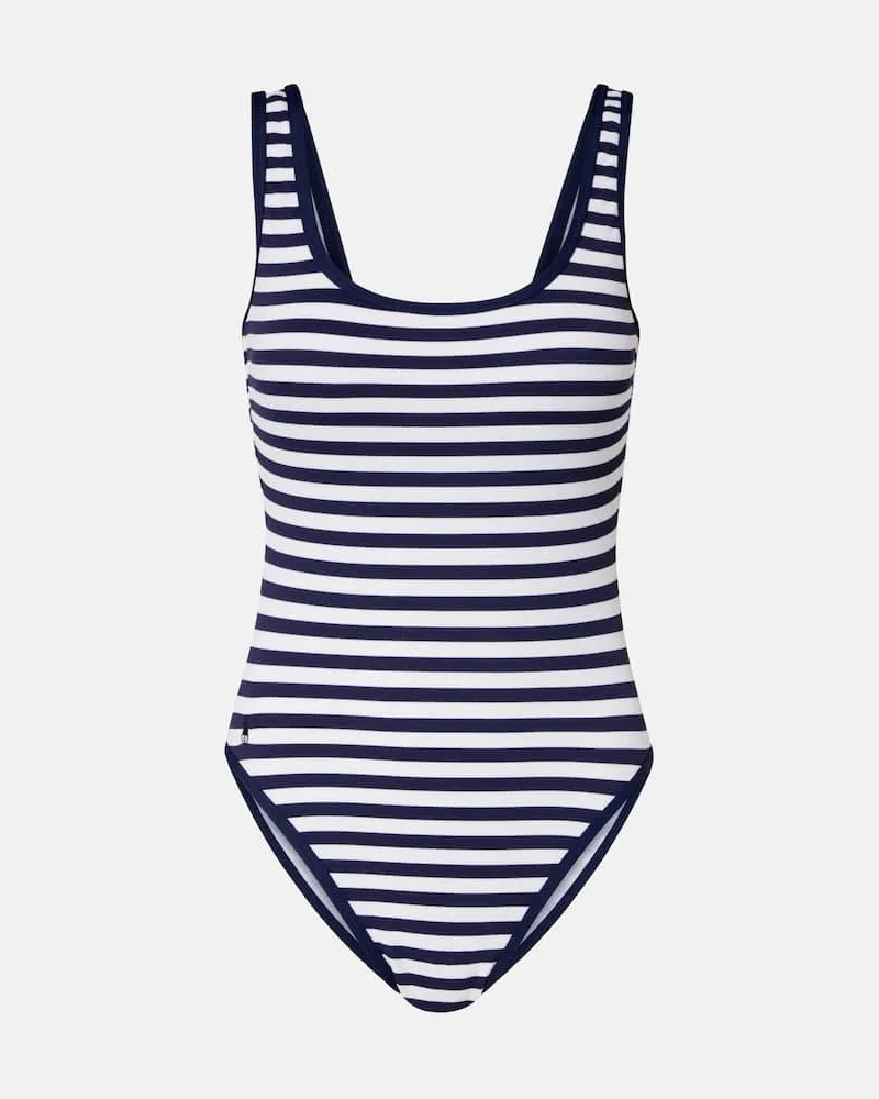 Ralph Lauren Badeanzug Scoop Tank Blau