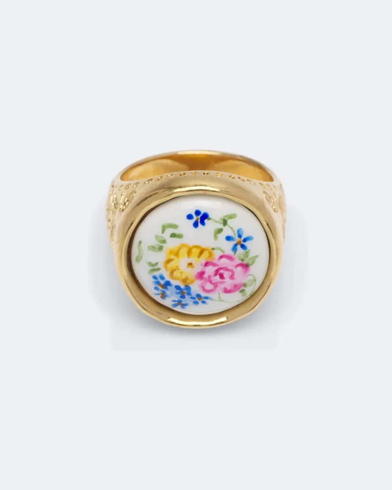 Chloé Chloé Siegelring Bloomcraft Gold
