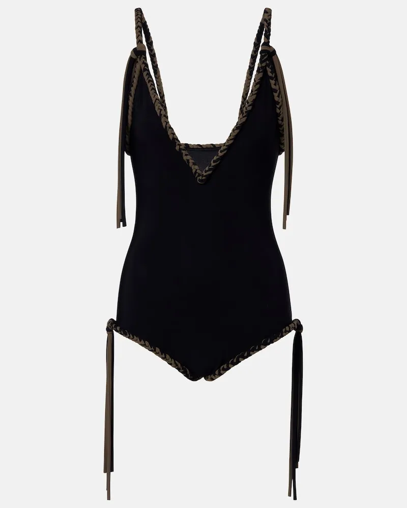 Bottega Veneta Badeanzug Grün