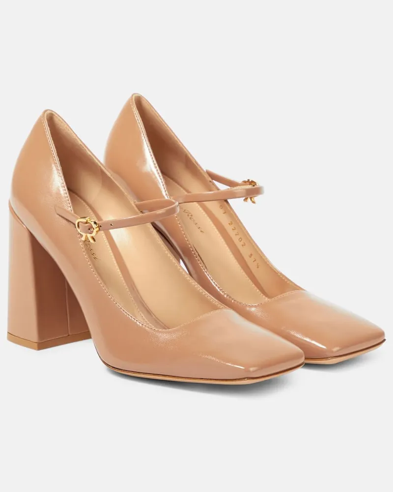 Gianvito Rossi Pumps Freeda aus Leder Rosa