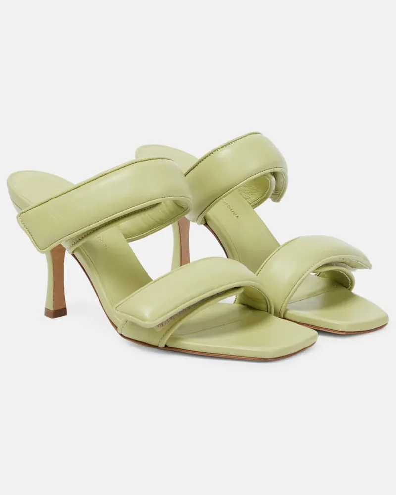 Gia Borghini GiaÂ XÂ PernilleÂ Teisbaek Sandalen PerniÂ 03 aus Leder Grã¼n