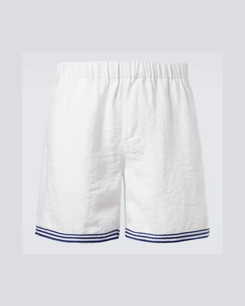 COMMAS Bestickte Shorts Weiß