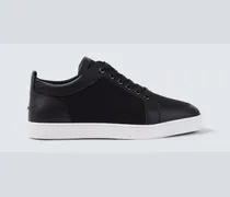 Sneakers Rantulow aus Twill mit Leder