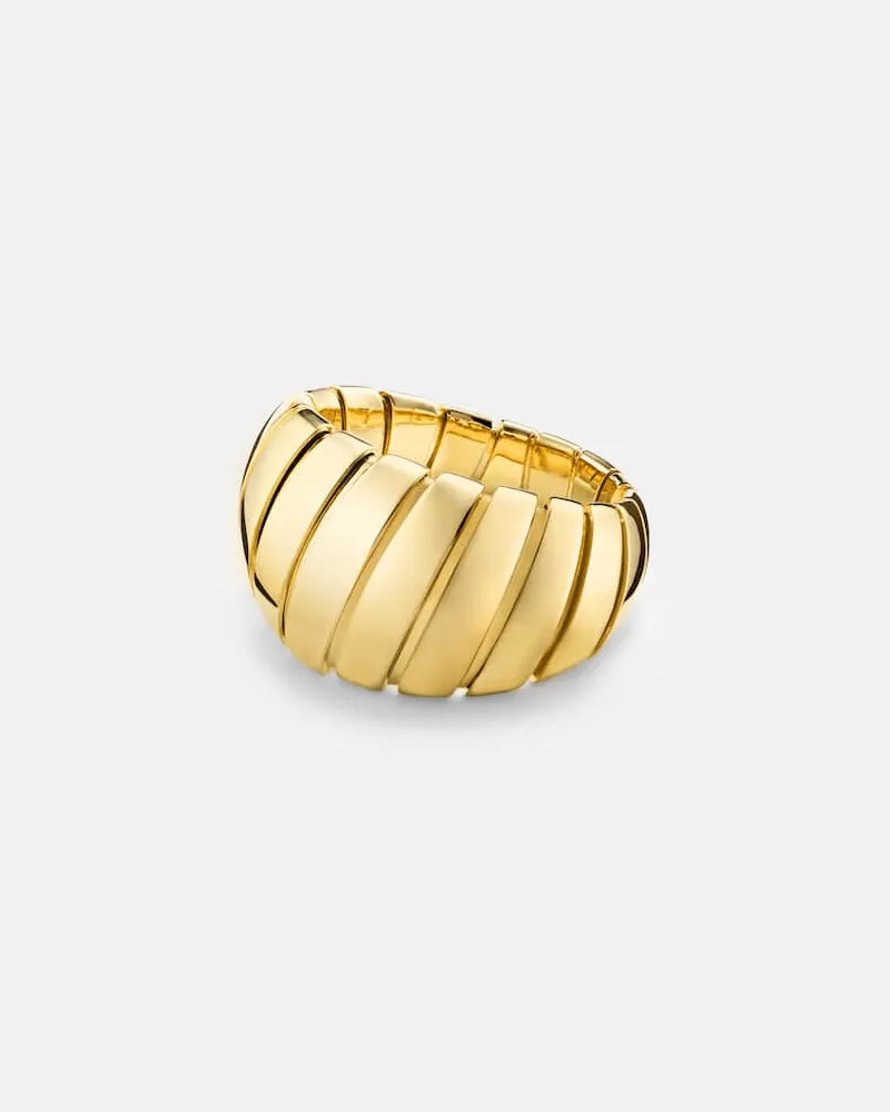 Bulgari Ring Bvlgari Tubogas aus 18kt Gelbgold Gold