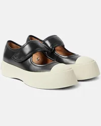 Marni Sneakers aus Leder Schwarz